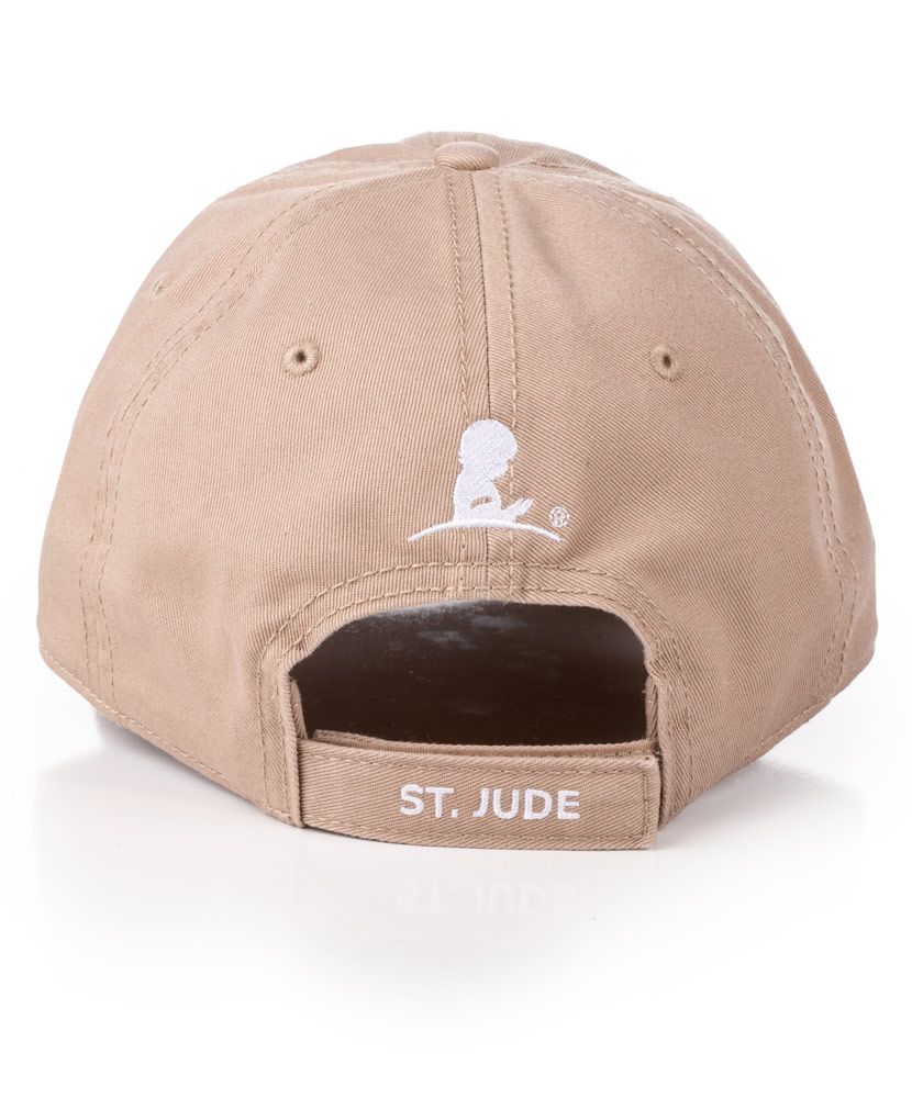 St. Jude Khaki Script Applique Cap